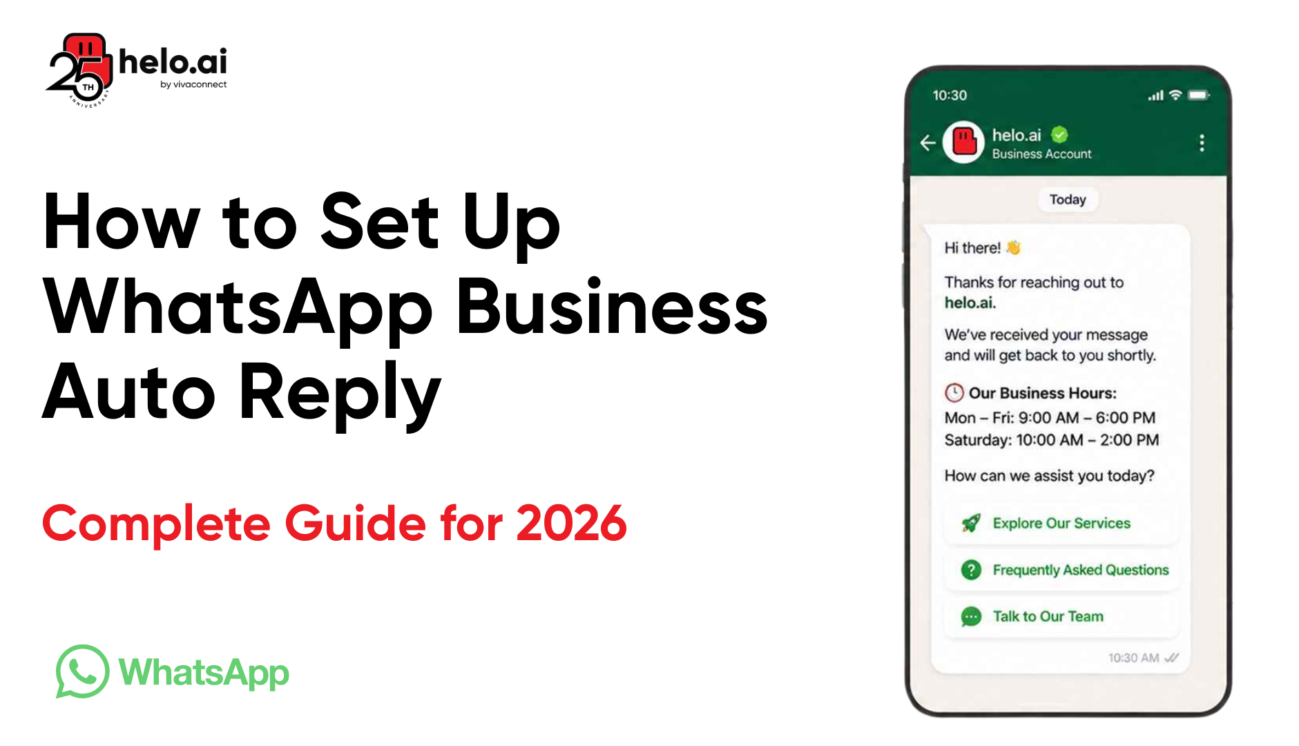 How to Set Up WhatsApp Business Auto Reply